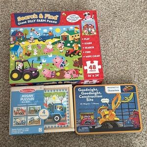 Toy Boy Bundle Puzzles, Magnets 3+